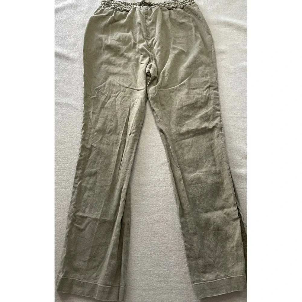 m jeans by maurices Womens Olive Green High Rise Strt Leg Utility Jeans Size 4